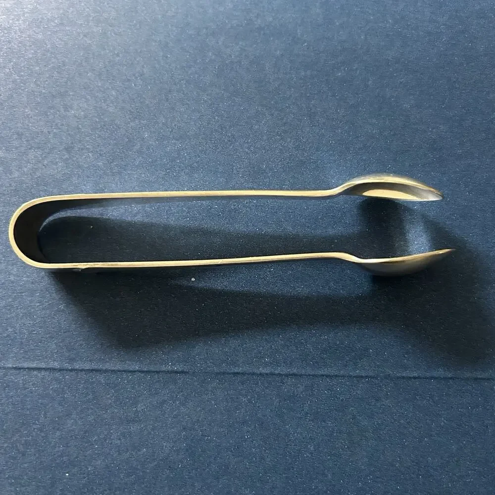 ANTIQUE SILVER PLATED SUGAR CUBE TONGS MS LTD SHEFFIELD ENGLAND